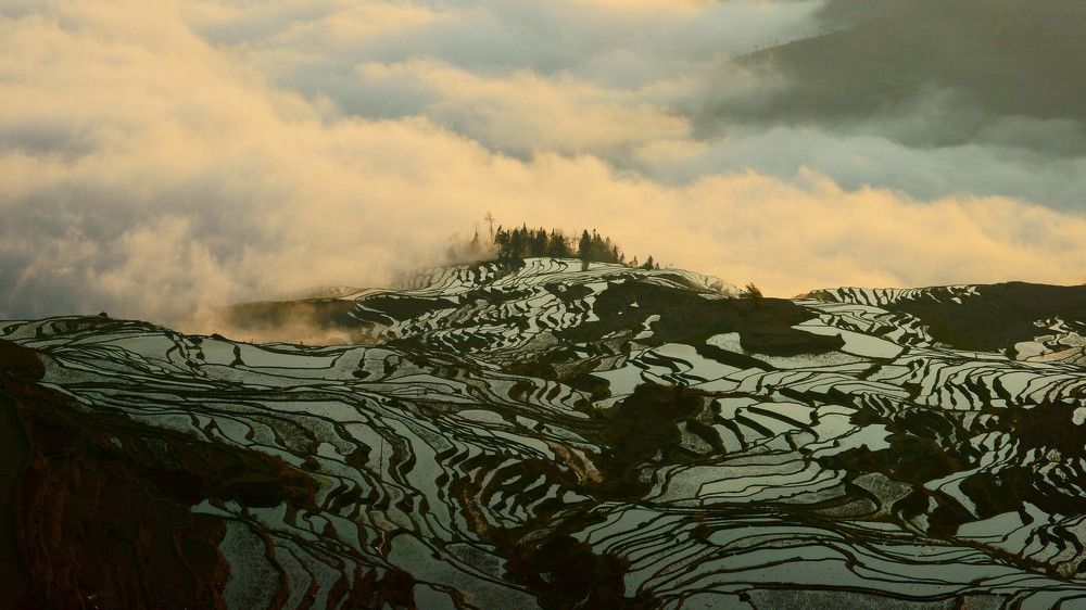 Sunrise in Doyishu village