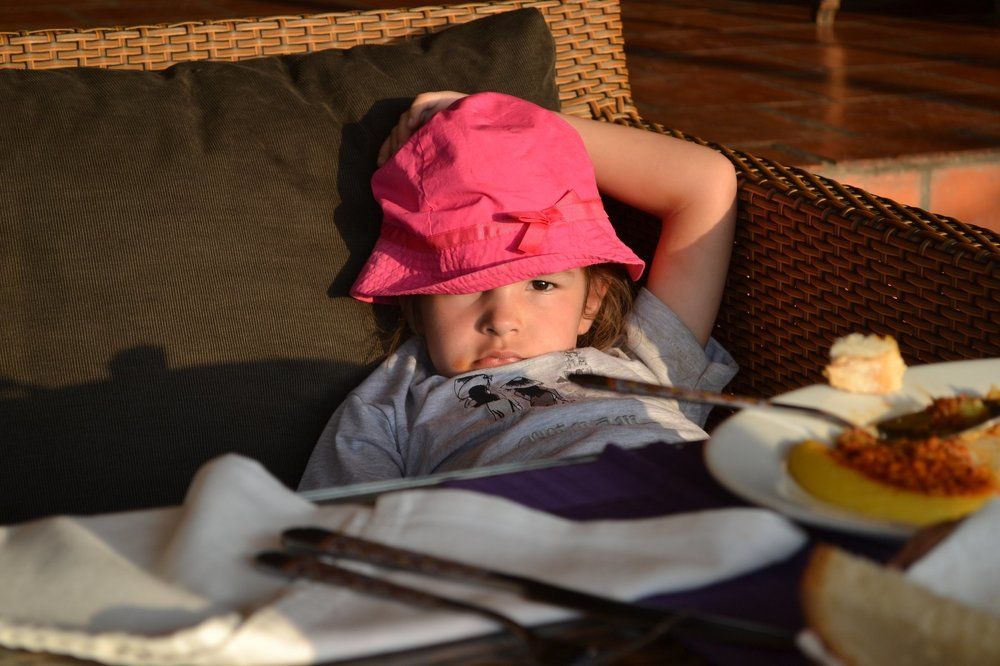 Заход солнца...