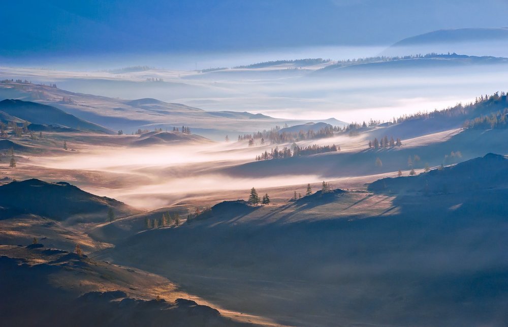 Pro голубые Алтайские дали...