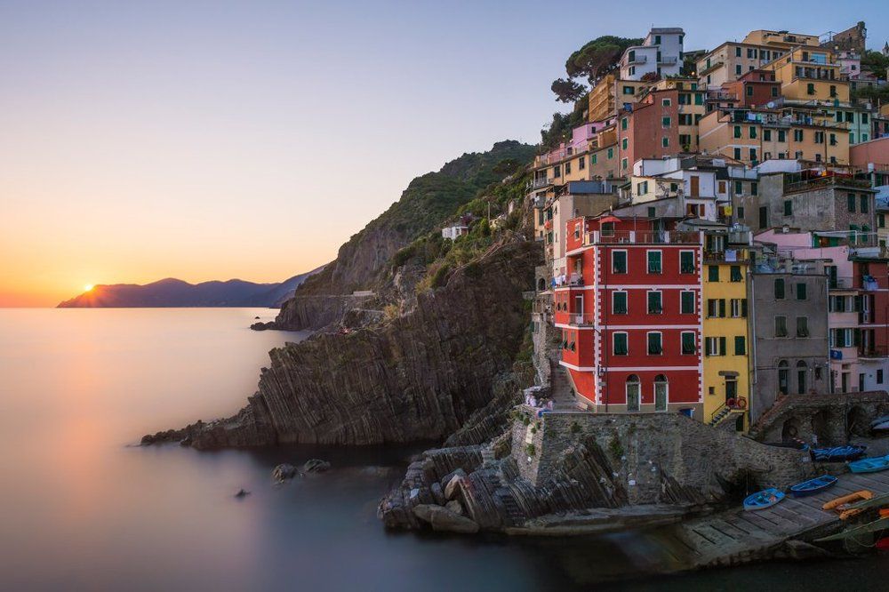 Sunset in Manarola