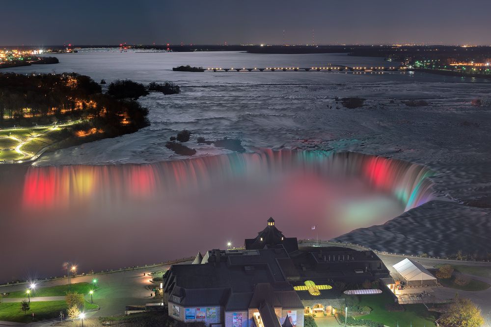 Niagara at night
