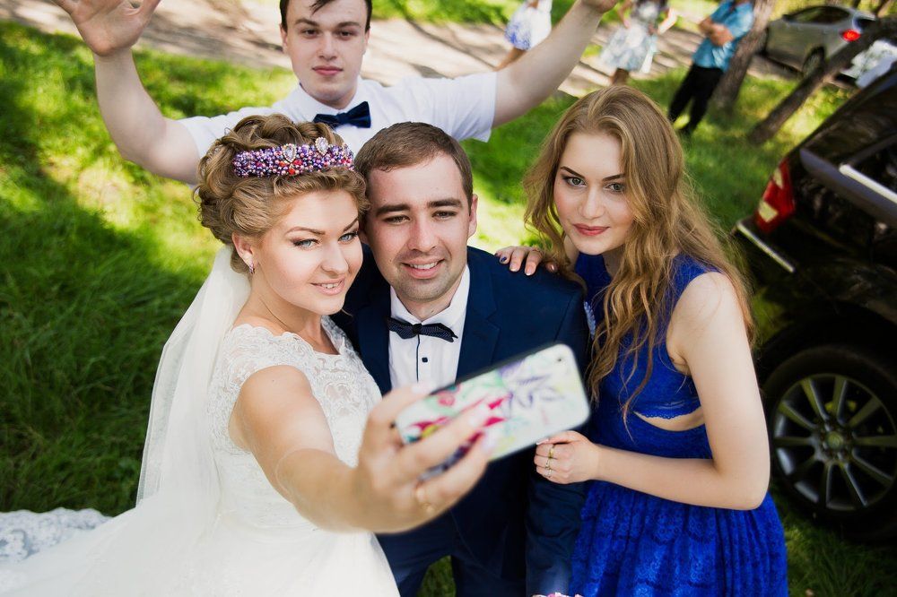 Свадебное селфи )