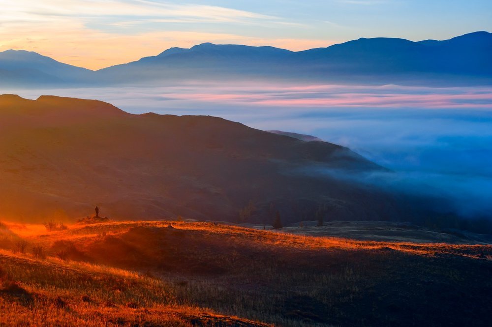 В поисках красок Алтайского рассвета