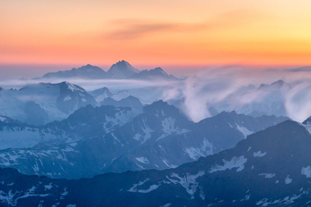 Закат в Приэльбрусье