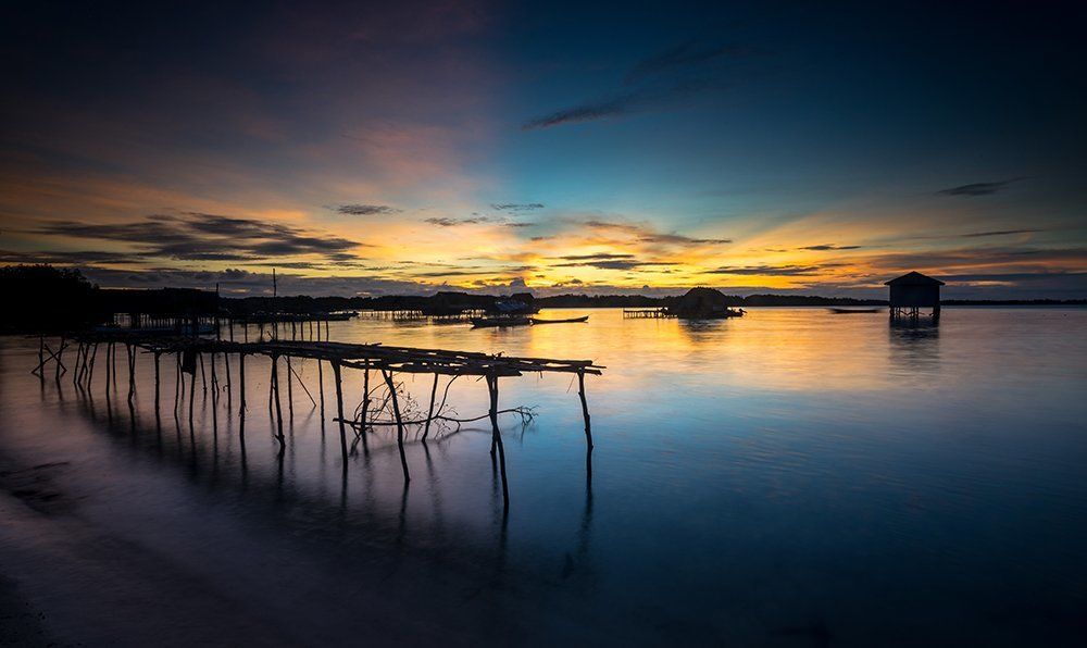 Sunset of Widi Island