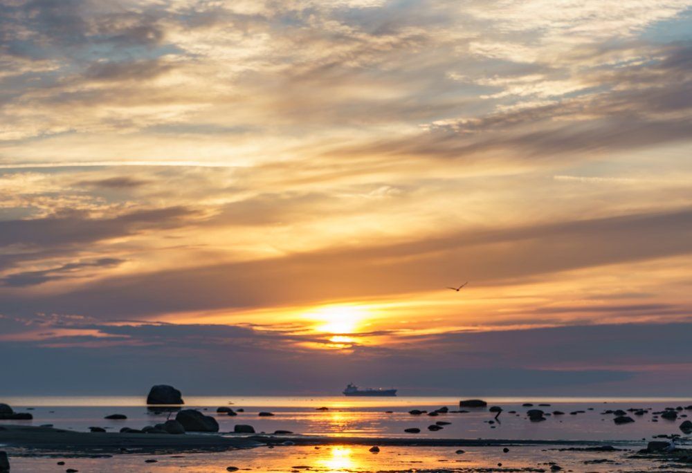 sunset at the BalticSea