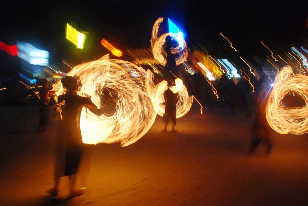 Файершоу в Тайланде