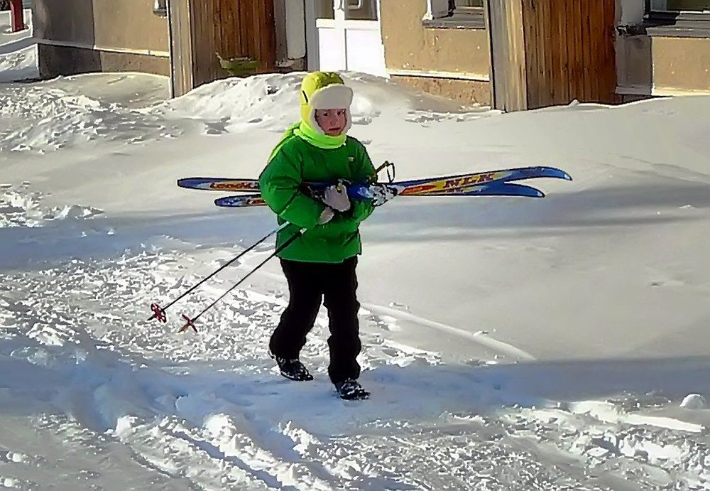 После тренировки.