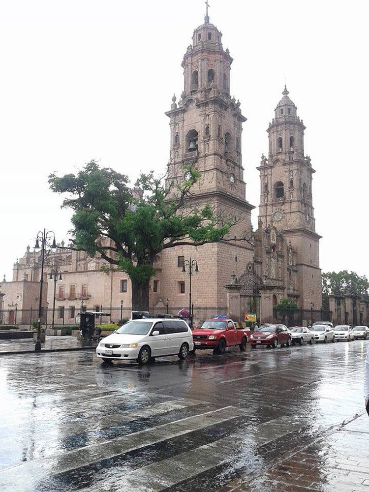 The city and the rain