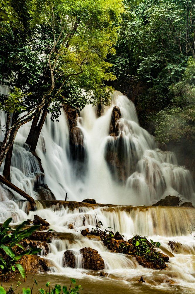 Waterfalls in Laos