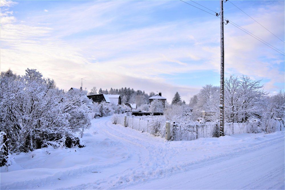 Зимний посёлок