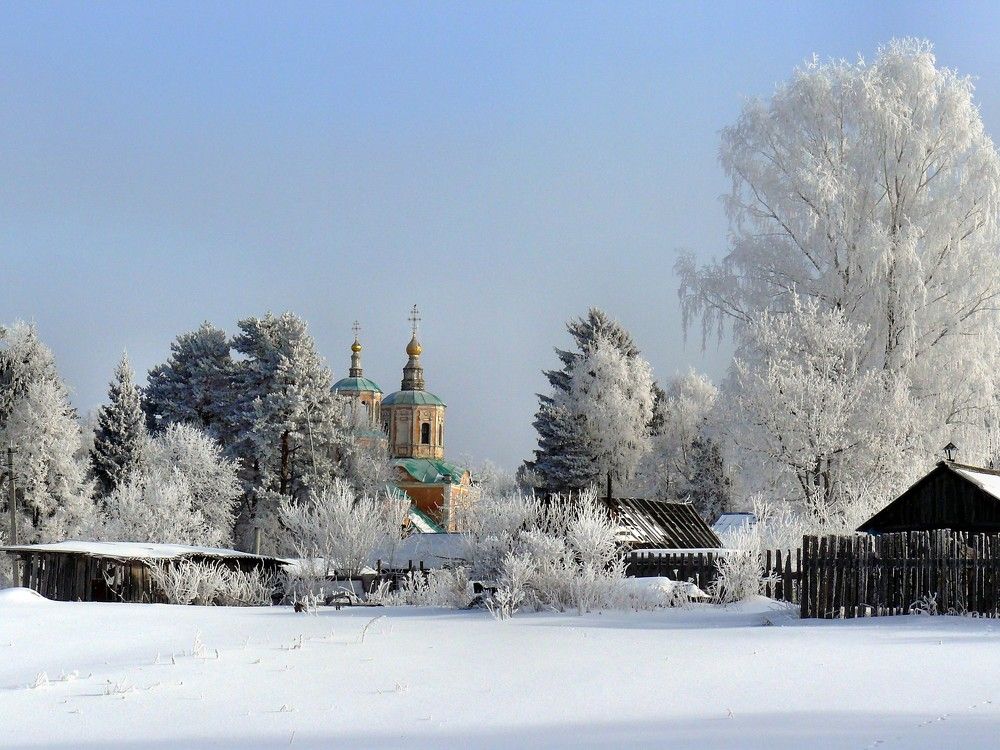 На Рождество.