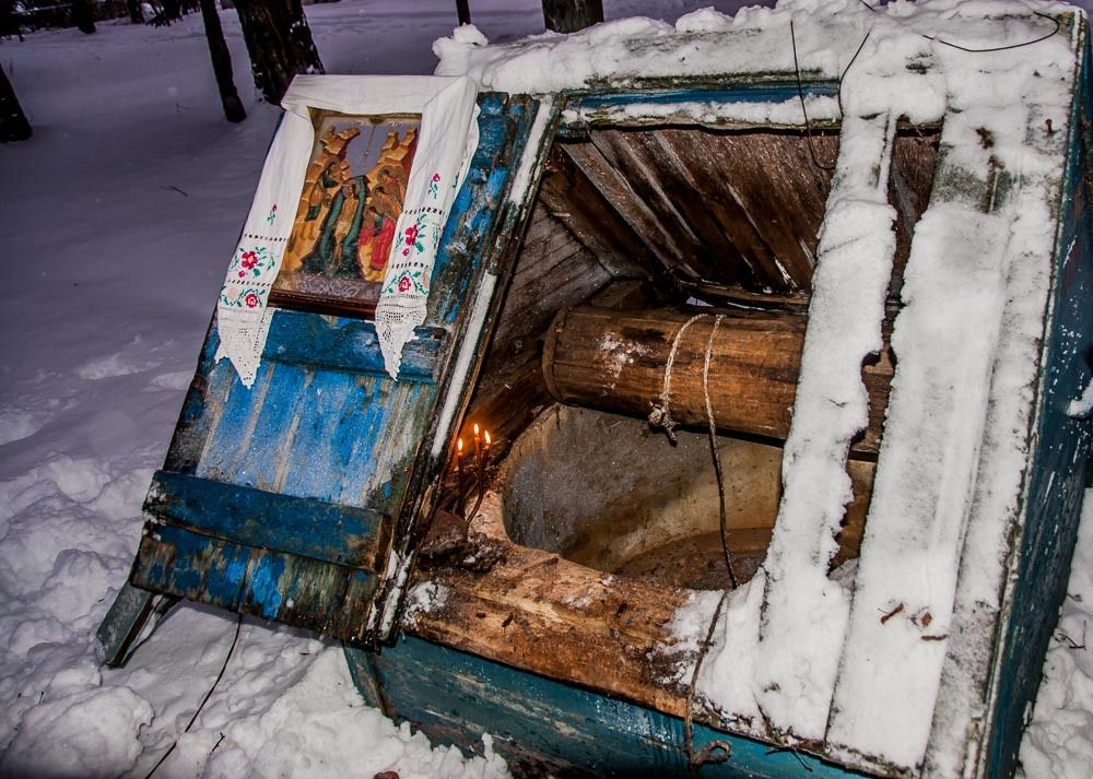 освящение воды!