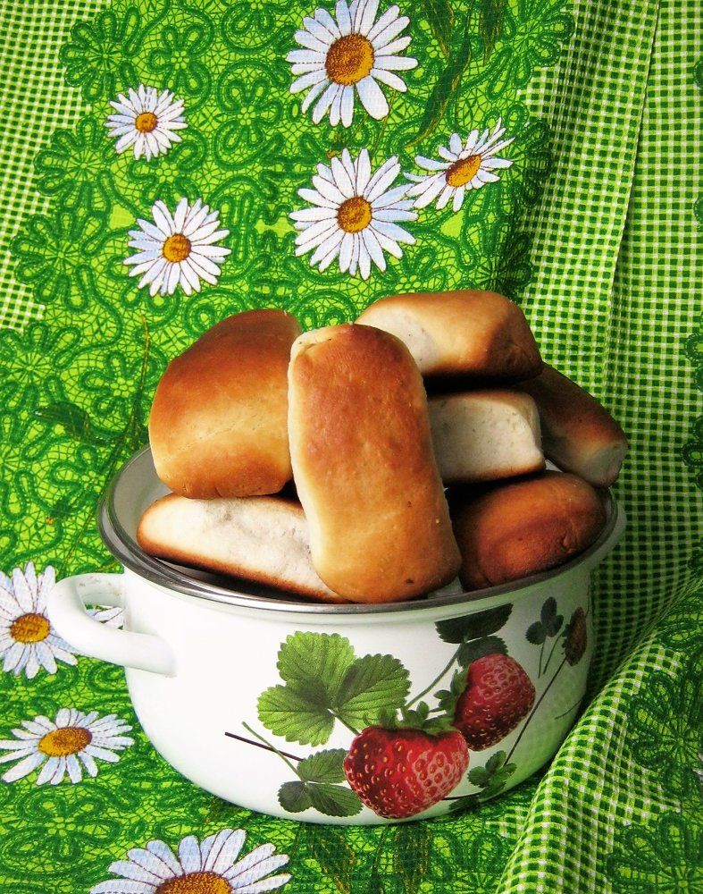 Пирожки с капустой.