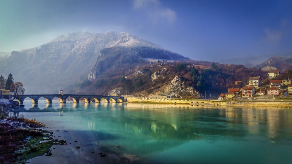 The Bridge on the Drina in the Višegrad - Object of novelist Ivo Andrić.