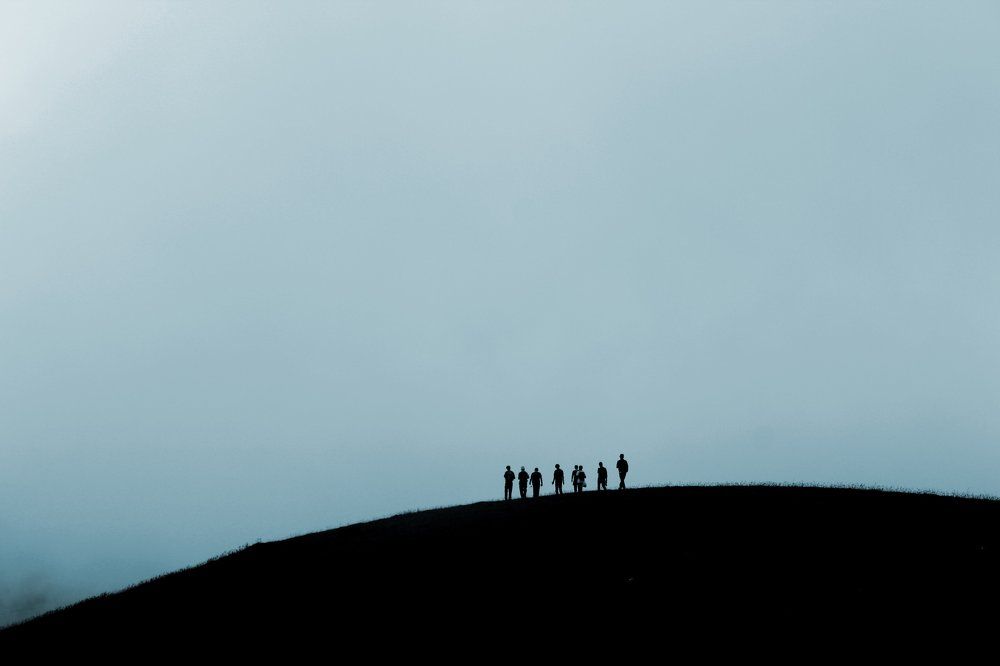 A walk with blankness