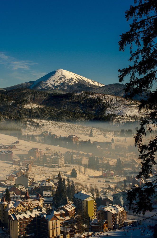 Буковель в дыму