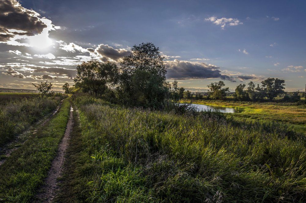 просёлочная дорога.