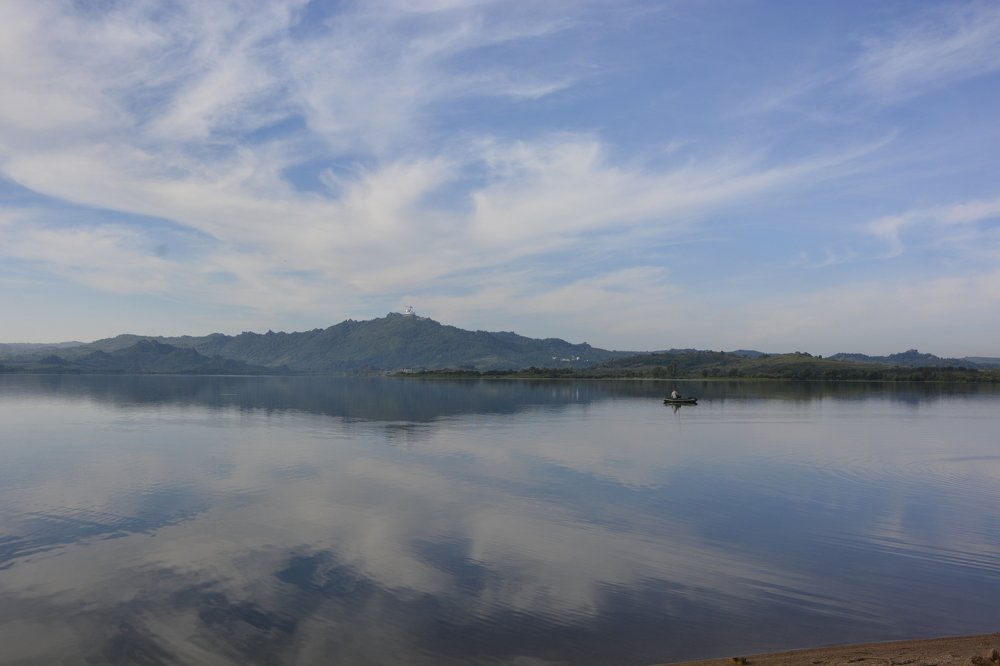 Утро на озере