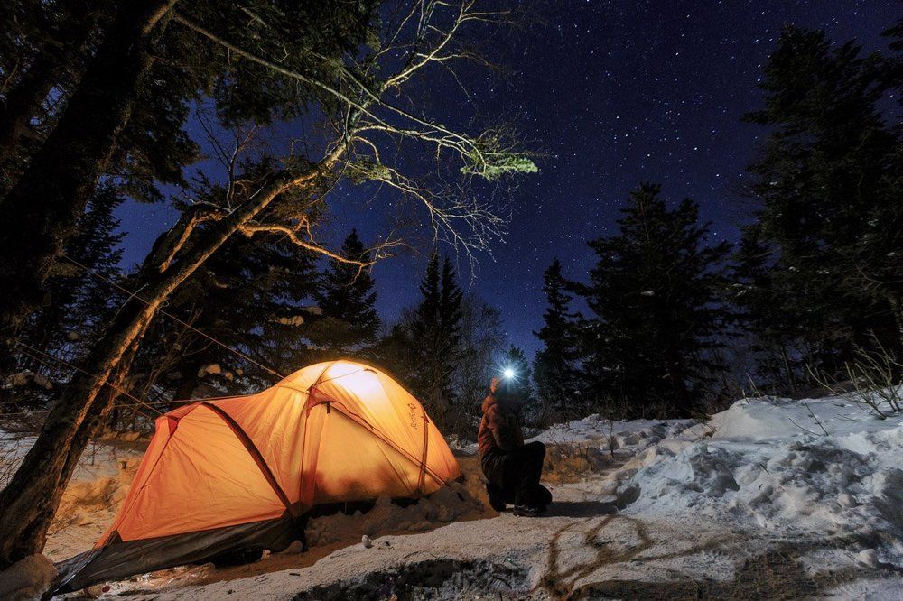 Январская ночевка на вершине Фалазы