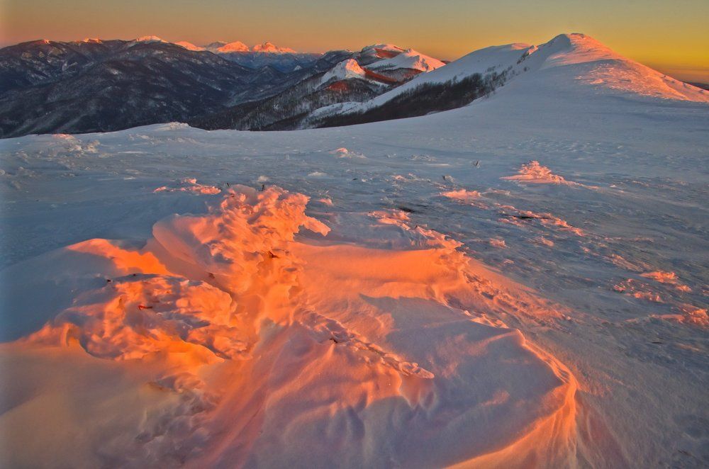 Закат в горах