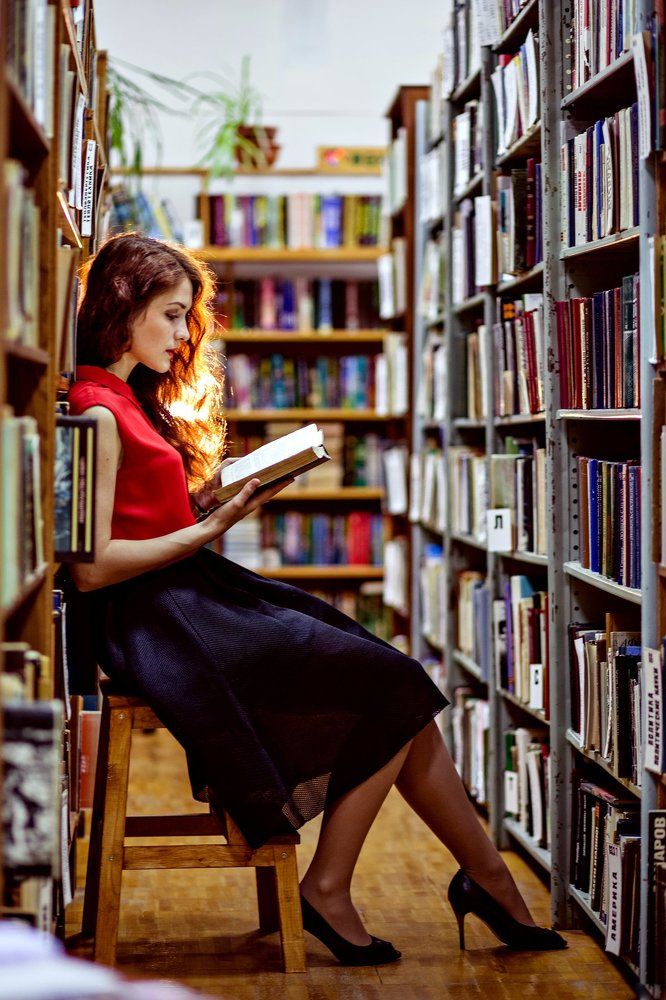 В библиотеке