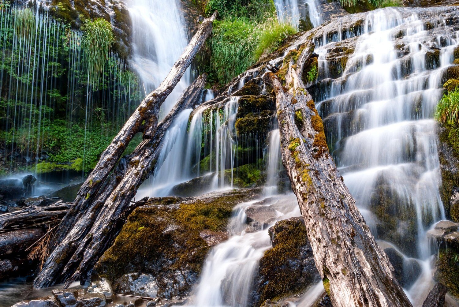 The waterfall