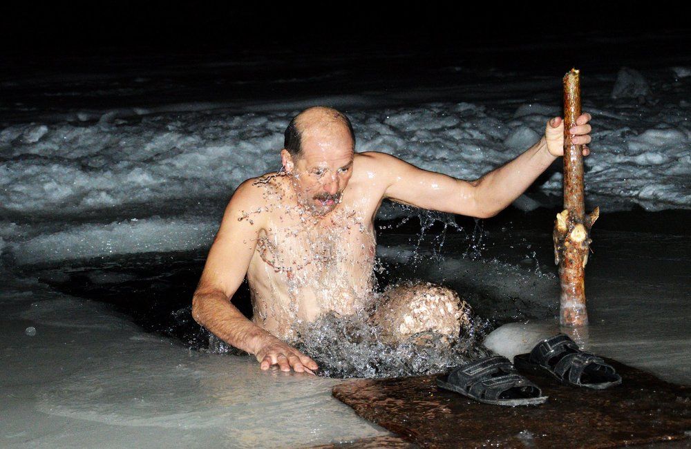 На крещение