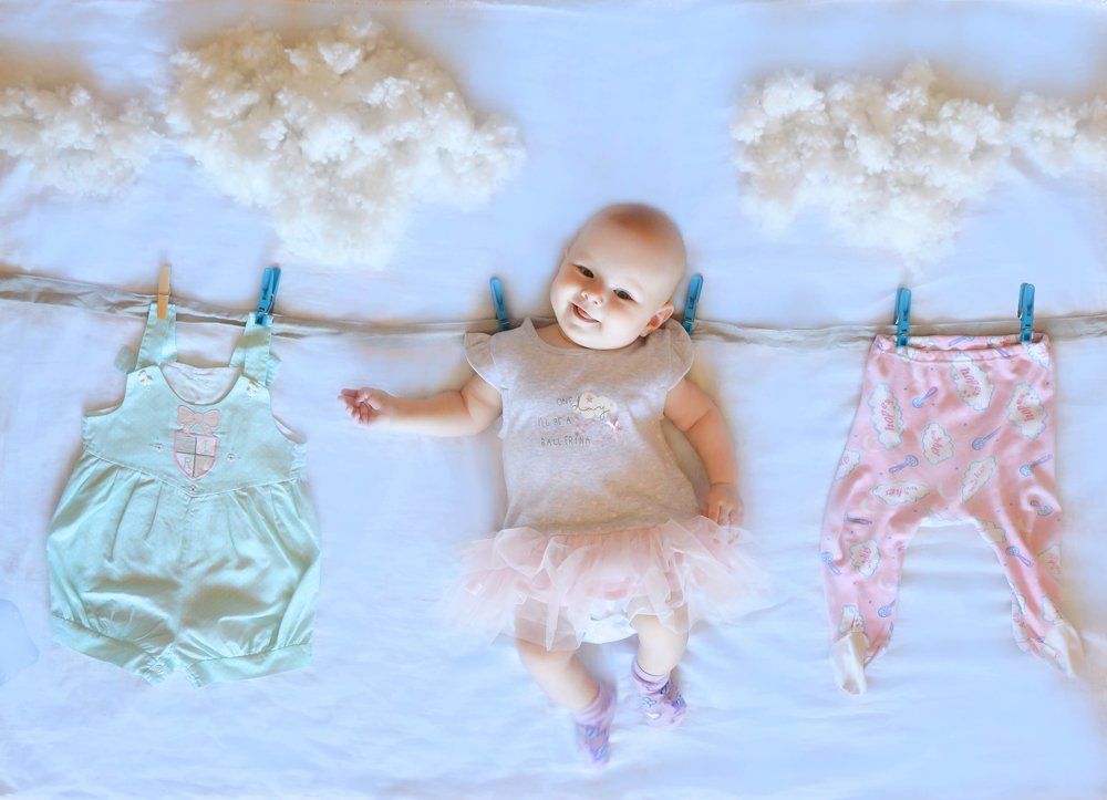 Постирали, теперь сушим)