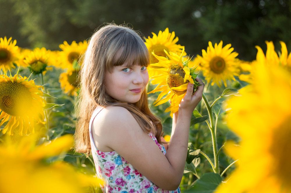 Солнышк в руках.