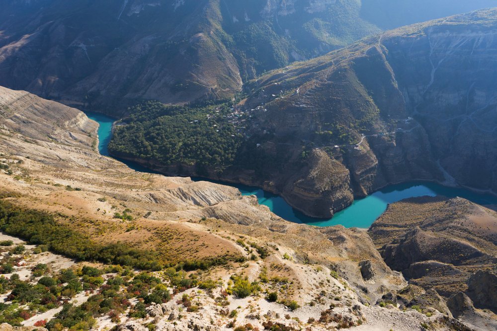 Сулакский каньон в Дагестане