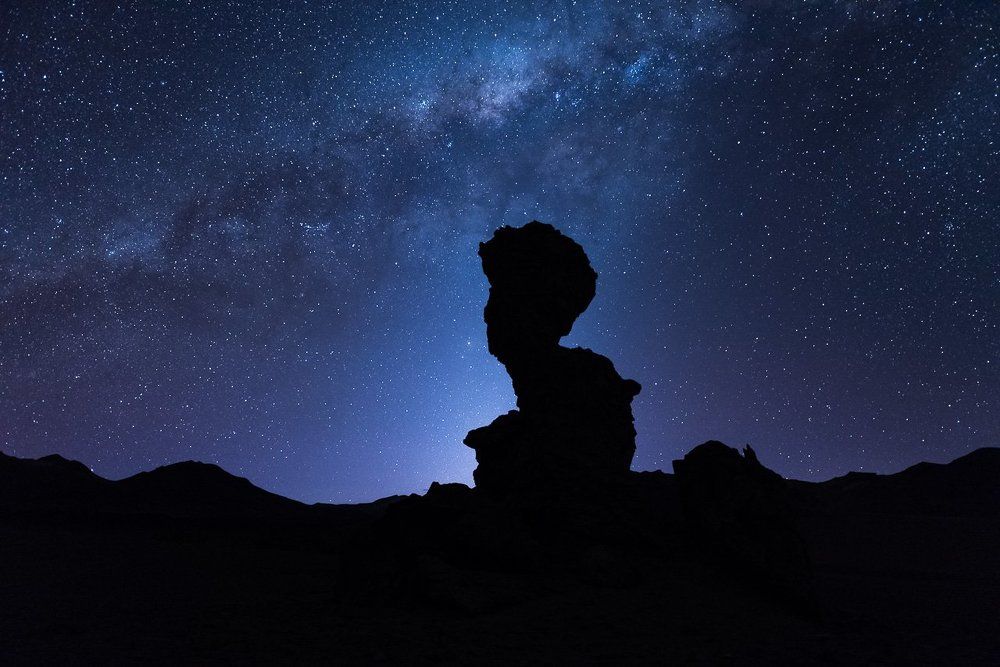 Млечный Путь в пустыне Дали