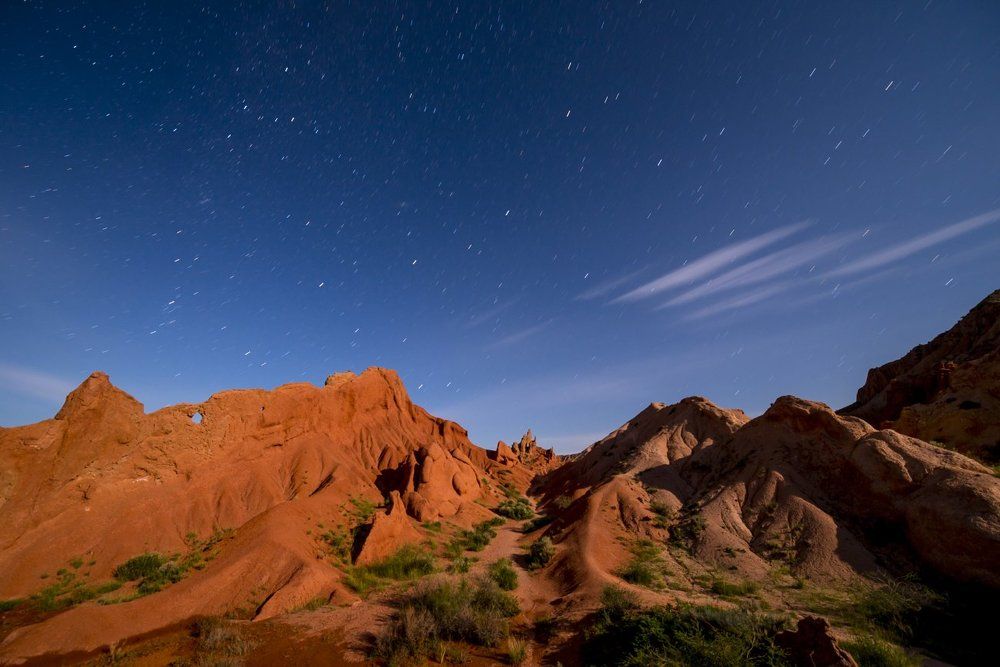 Каньон "Cказка" в лунном свете