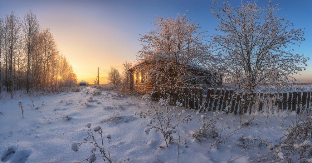 "Зима в деревне Гончарово"