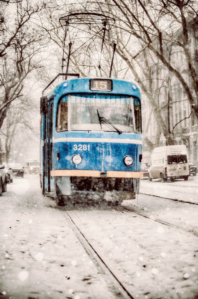 Зимний трамвай