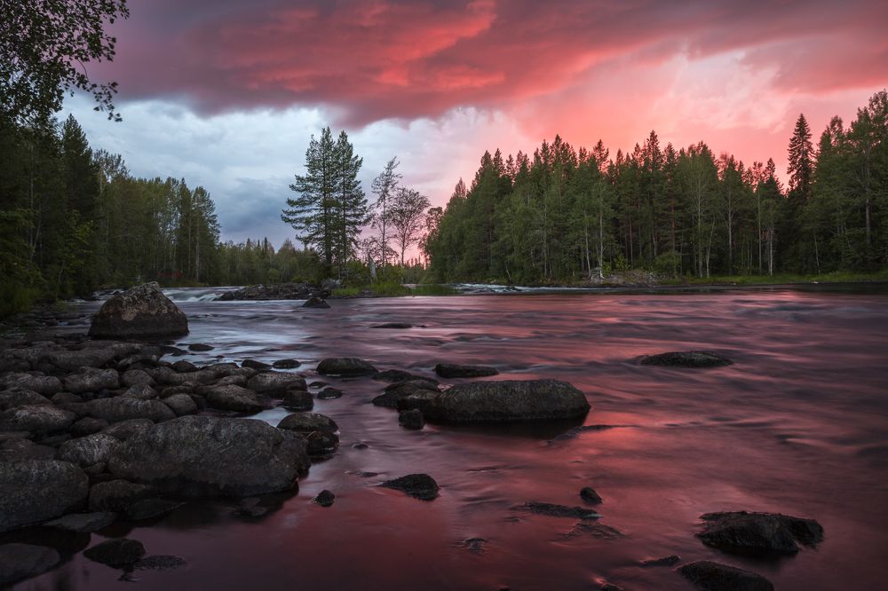 Купание заката