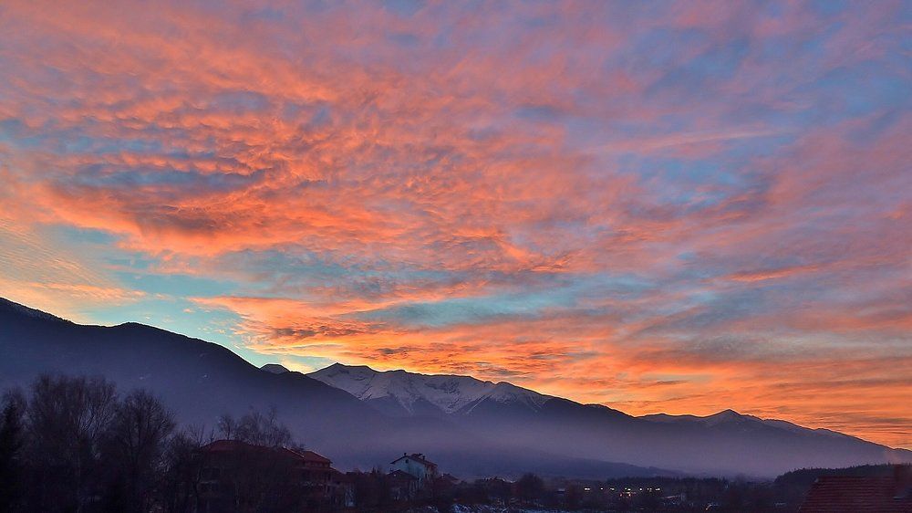 Sunset in Dobrinishte