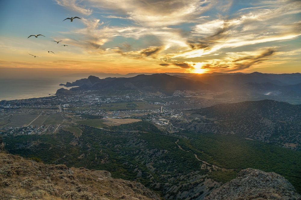 Закат в Крыму