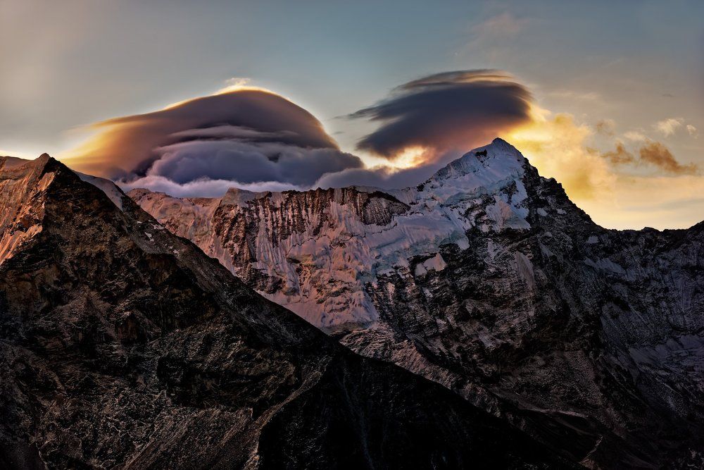 Горный рассвет.