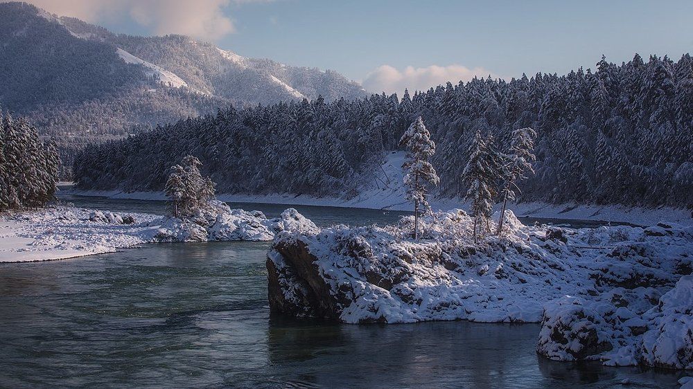 Снежная Катунь...