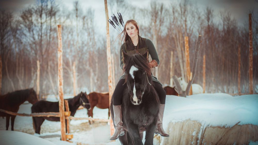 Эльфийка мчит навстречу приключениям