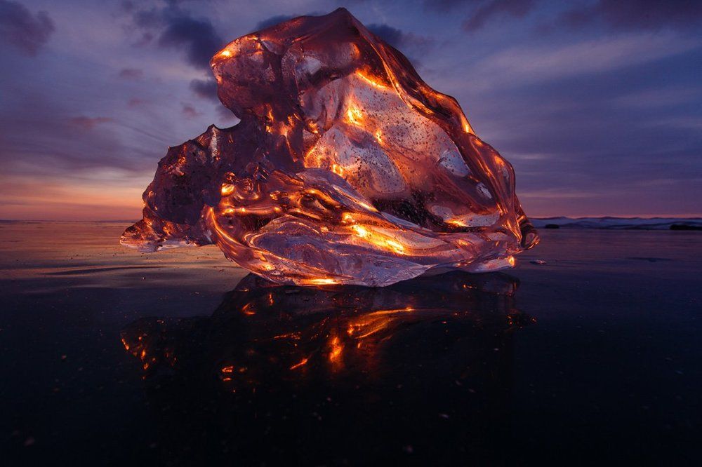 Ледяное сердце Байкала.