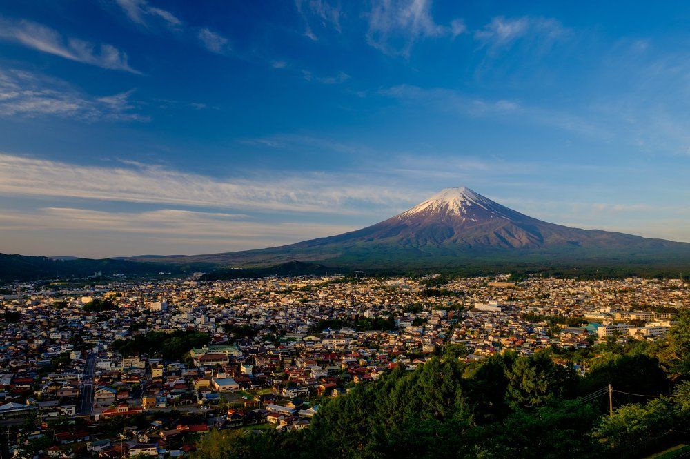 Morning over Fujiyoshida