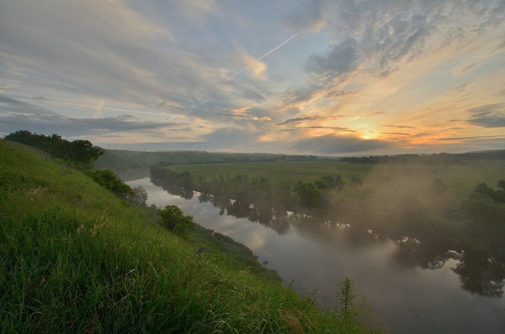 Рассвет над Ишутинским городищем