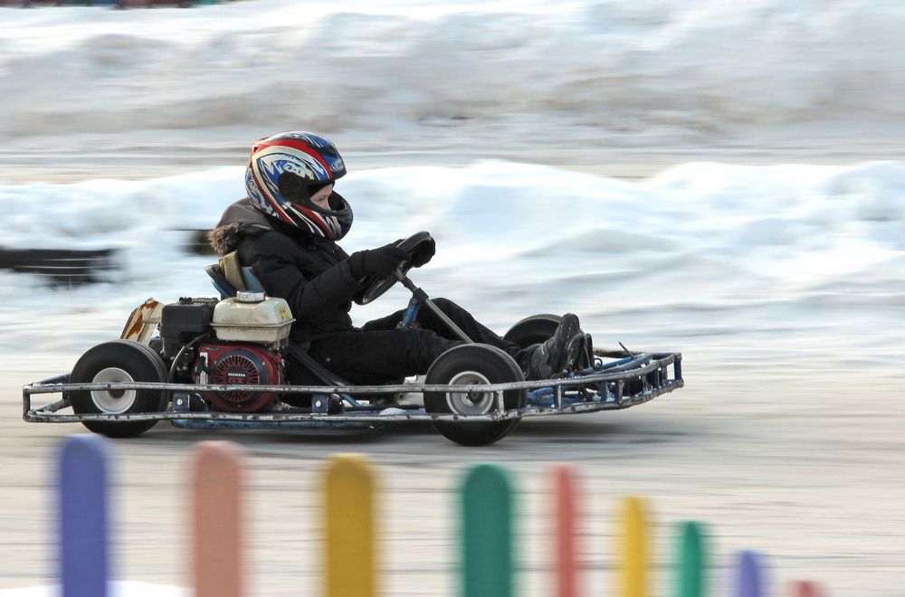 Зимний картинг