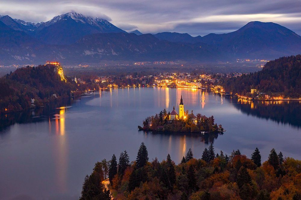 Блед вечерний