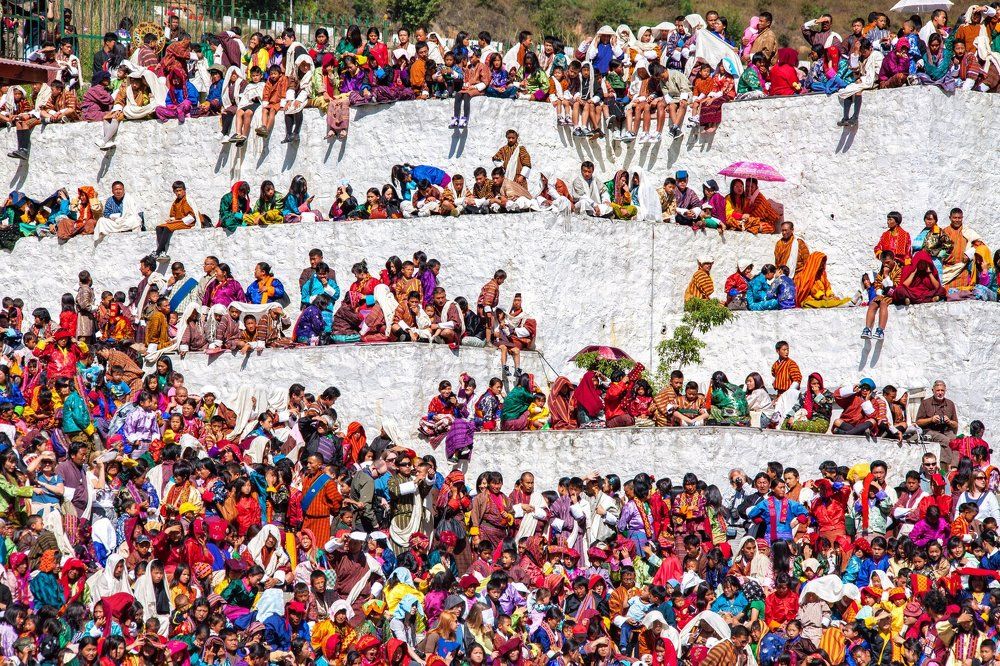 Цветной народ Бутана