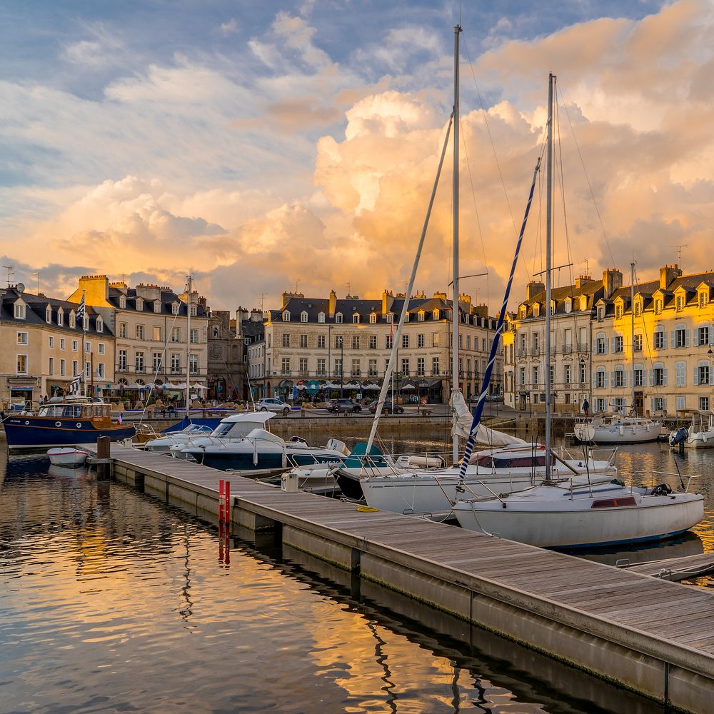Старый порт, Ванн. Вечер