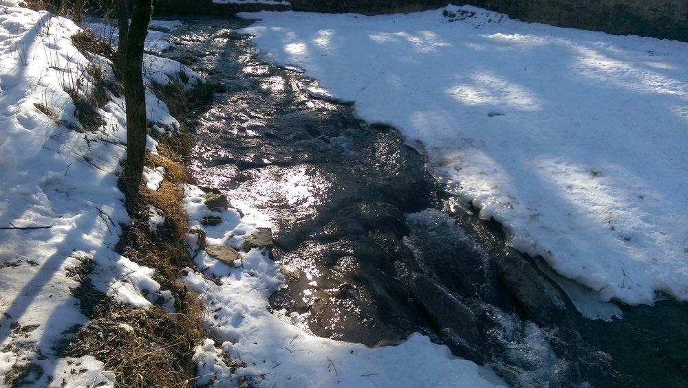 Горный ручей.