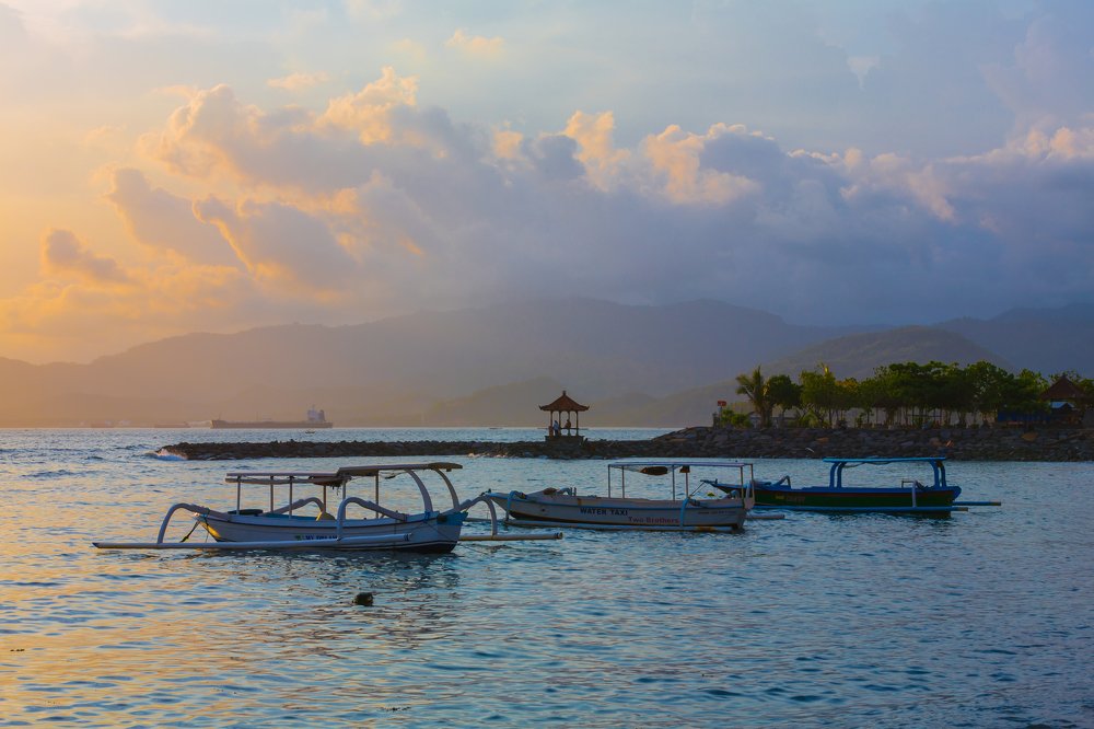 Sunset in Candi Dasa